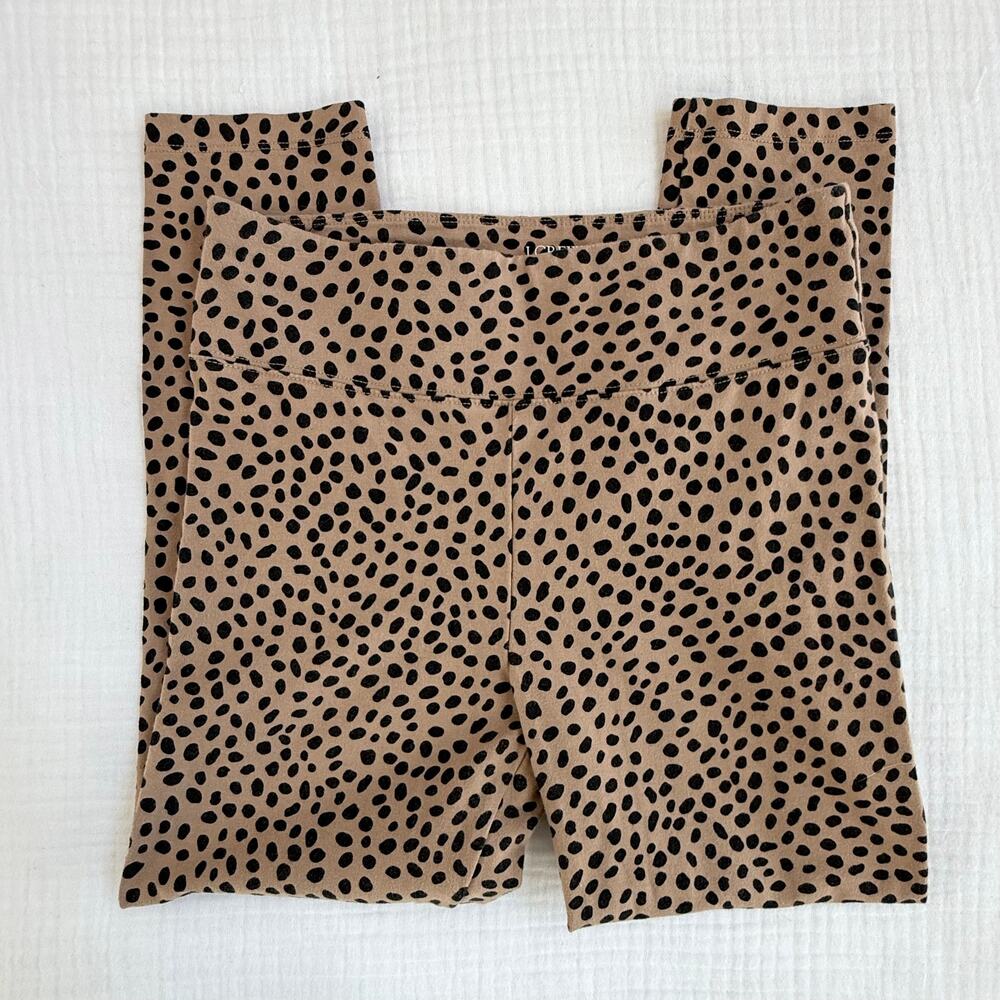 J.Crew High-Rise 7/8 Leggings | Style AL017 | Tan~Black | Size S |‎ Soft~Wicking